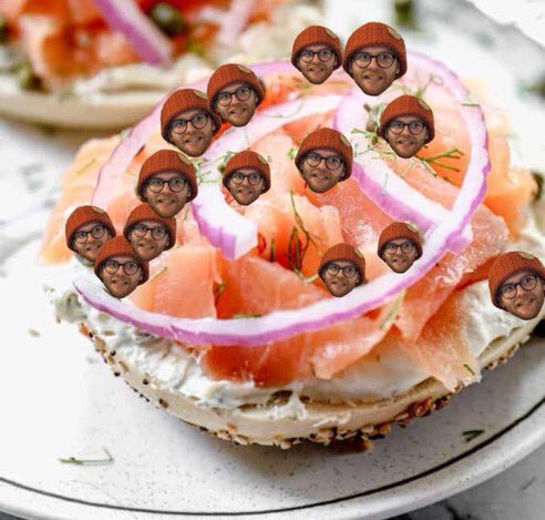 iainrestaurant's tweet photo. Opened this morning and found it in the fridge. Please someone come take this biblically accurate bagel https://t.co/oAVvf1CJyN