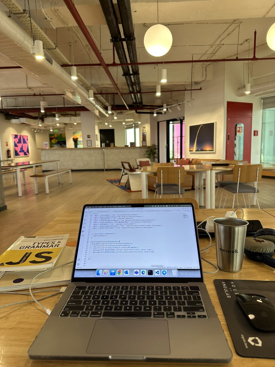 debug_mode's tweet image. First time reached office after amazing  success of #ngIndia 2023 😀 
Now expect , more content and teaching around #angular16 #graphql #signals #solidjs #qwik and web .. also I will start free workshops in various cities soon . 
Let’s learn and grow together ❤️ love u all ☀️