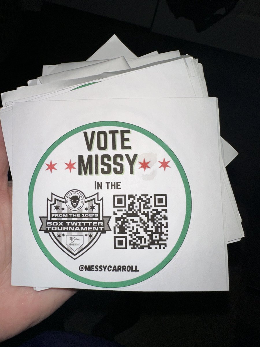 messycarroll's tweet photo. Seriously if anyone wants a sticker I have 100 left I literally will send one to you!!! #108Tourney #MessyMania https://t.co/6p7i3bios3