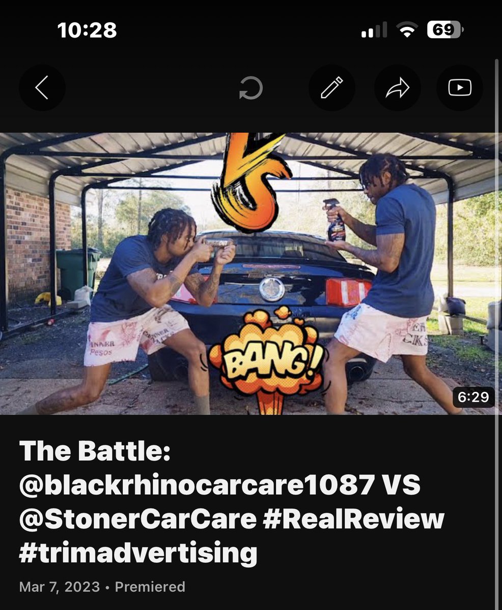 Subscribe , Like, Comment and sHare‼️ tHank 🫵🏾 in advance‼️

The Battle: @blackrhinocarcare1087 VS @StonerCarCare #RealReview #trimadvertising
youtu.be/g4cc0ma_R3U