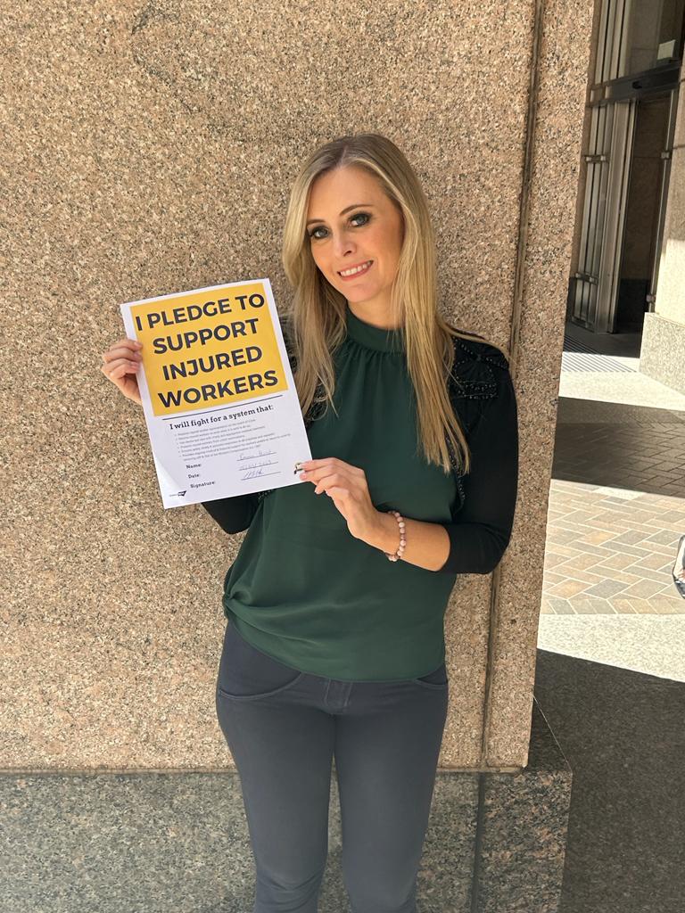 I pledge to support injured workers. 

<a href="/unionsnsw/">Unions NSW</a> #nswpol