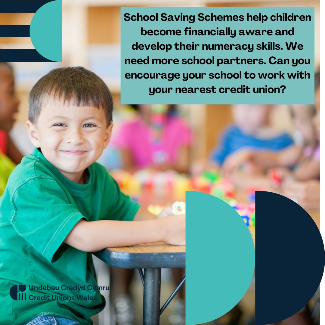 CredUnionsWales's tweet photo. School Saver Schemes have a positive impact on young people by creating good financial habits while also allowing them to develop basic accounting, book-keeping, teamwork, record-keeping and organisational skills. https://t.co/6D4wm40dia #schoolsaverwales #yourebetteroffwithus https://t.co/eDDzmx9pLs
