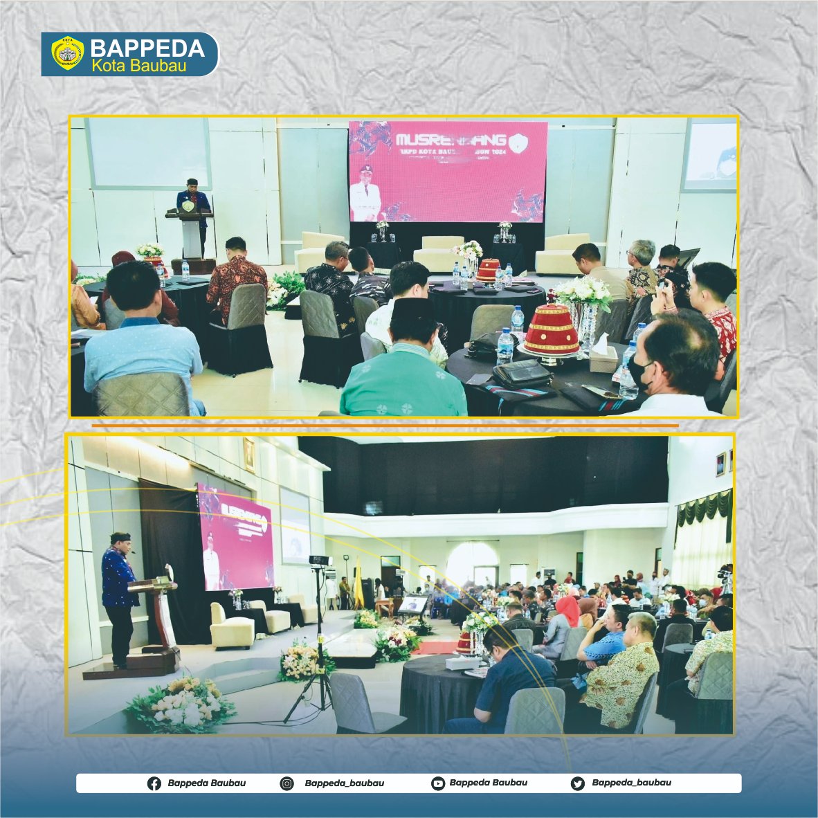 bappeda_baubau's tweet image. Arahan Wali Kota Baubau Sekaligus Pembukaan Musrenbang RKPD Kota Baubau Tahun 2024

#bappeda #bappedabaubau #kotabaubau #musrenbang #musrenbangbaubau