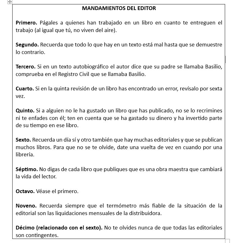 Aquí he recopilado diez de las normas por las que nos guíamos en esta casa. Podría haber puesto alguna más, pero algo tiene el diez que lo hace irresistible. Algunas pueden parecer una «boutade», pero incluso esas encierran algo (o mucho) de verdad.