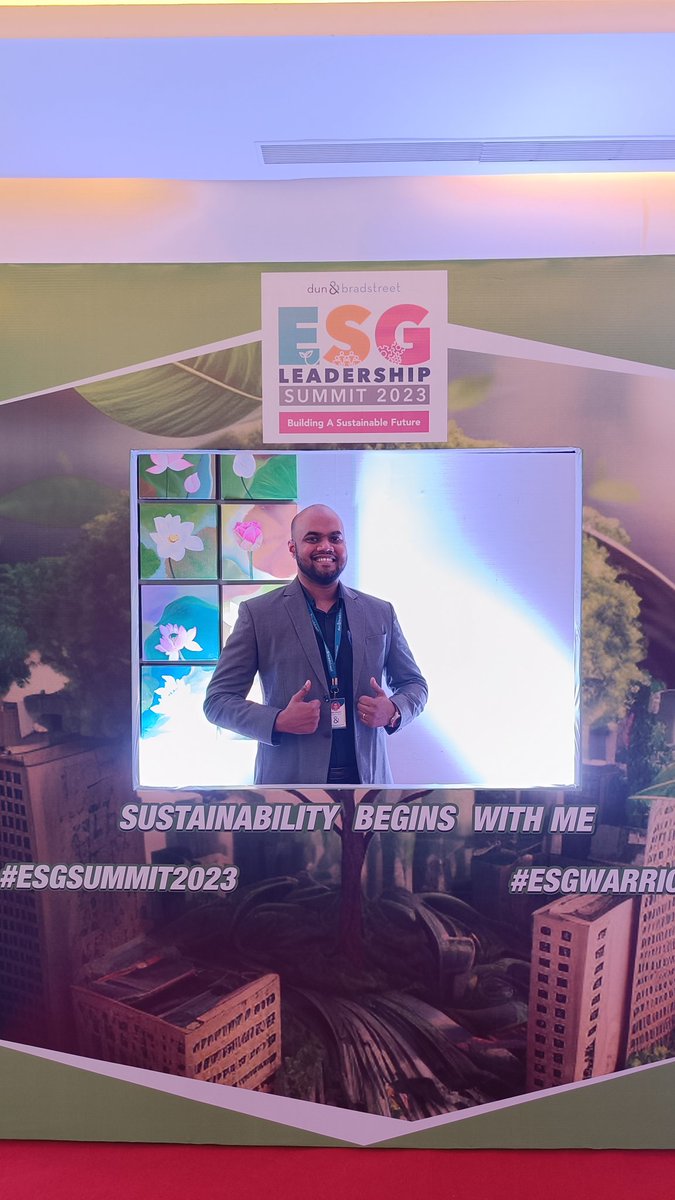 crazyboymaku's tweet photo. #Sustainability begins with me ! A wonderful #esgsummit2023 by @DNB_India https://t.co/bJDEoWcba0