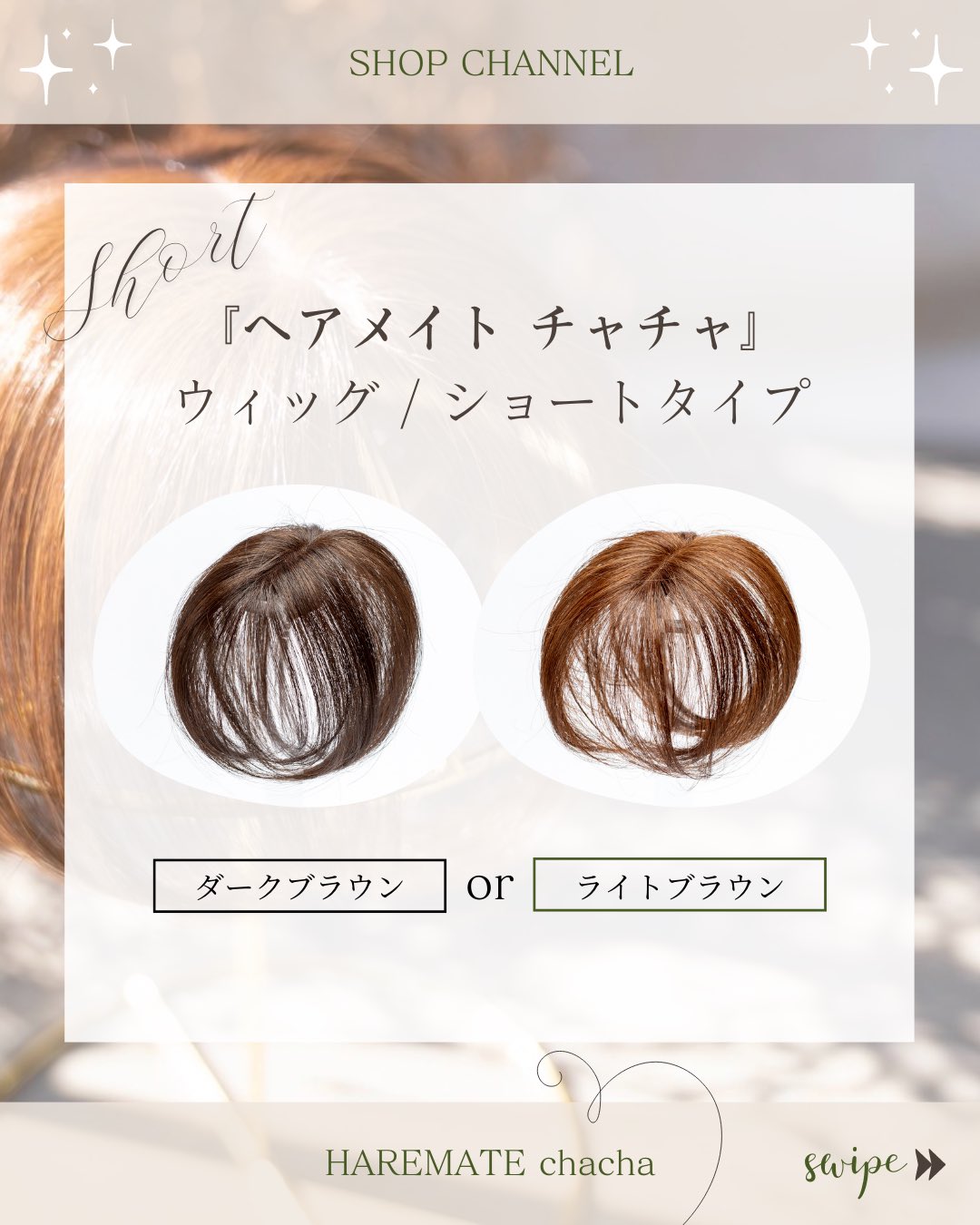 ヘアメイトチャチャ(ライトブラウン)ロングタイプ (Hairmate ヘアメイトチャチャ(ライトブラウン)ロングタイプ (Hairmate
