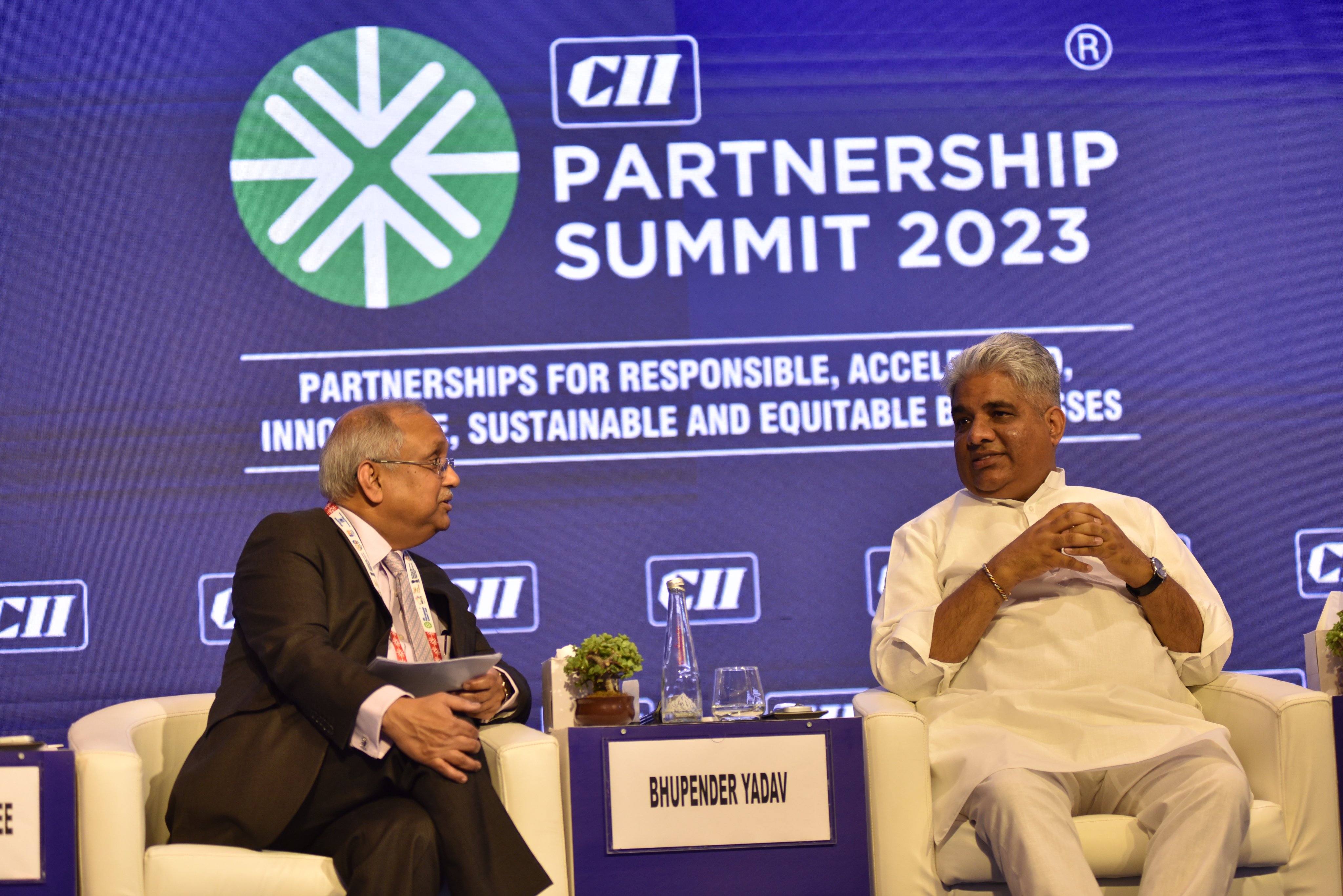 Bhupender Yadav on Twitter "Addressed the CII Partnership Summit 2023