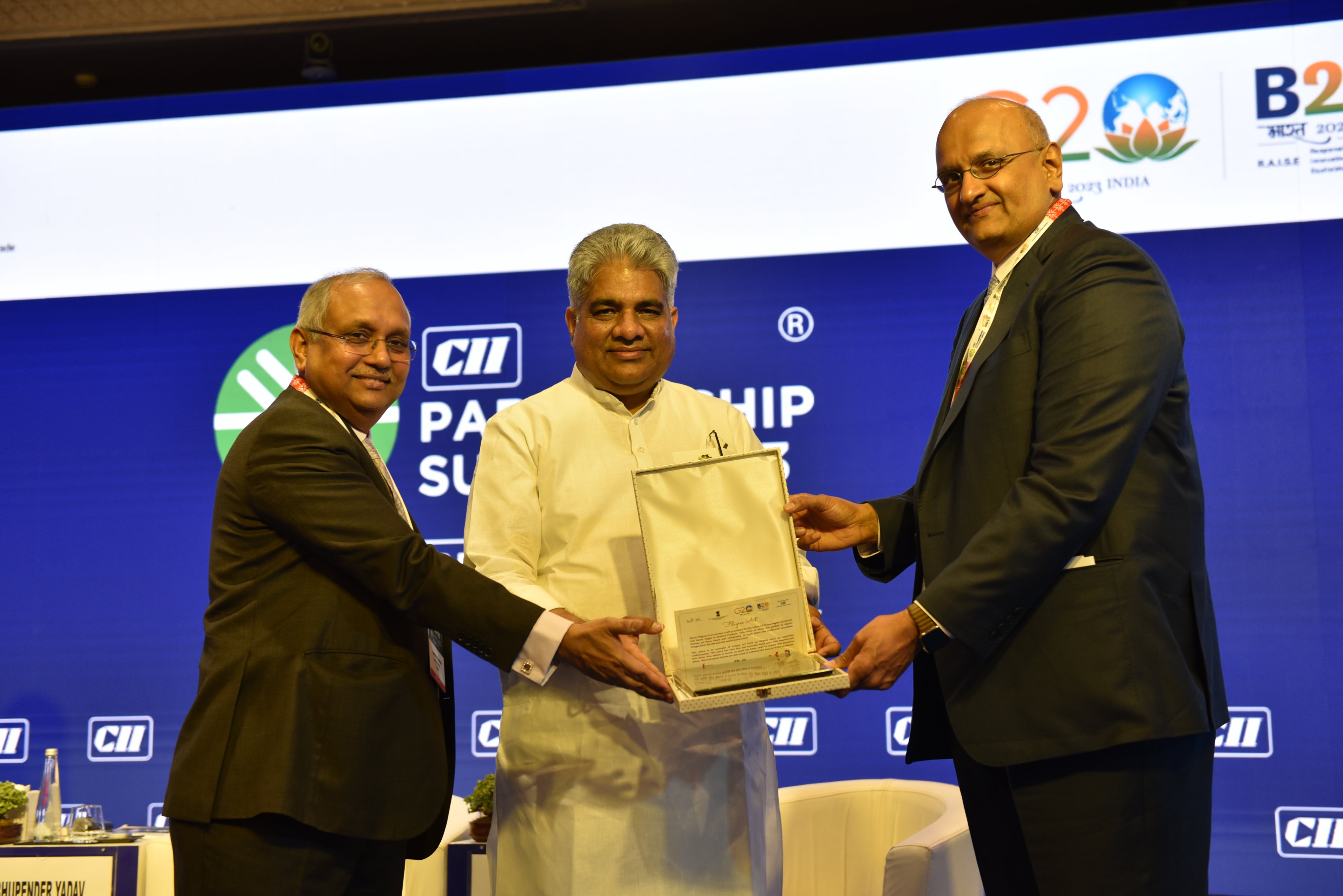 Bhupender Yadav on Twitter "Addressed the CII Partnership Summit 2023