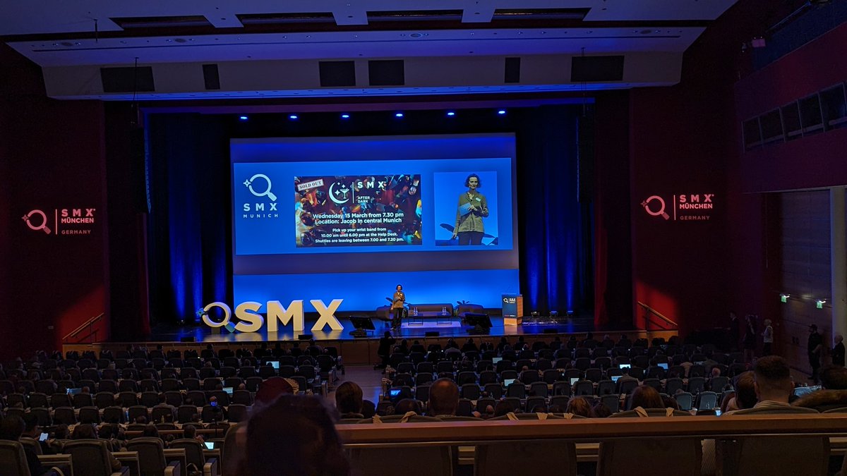 Es geht los 🥳
#SMX