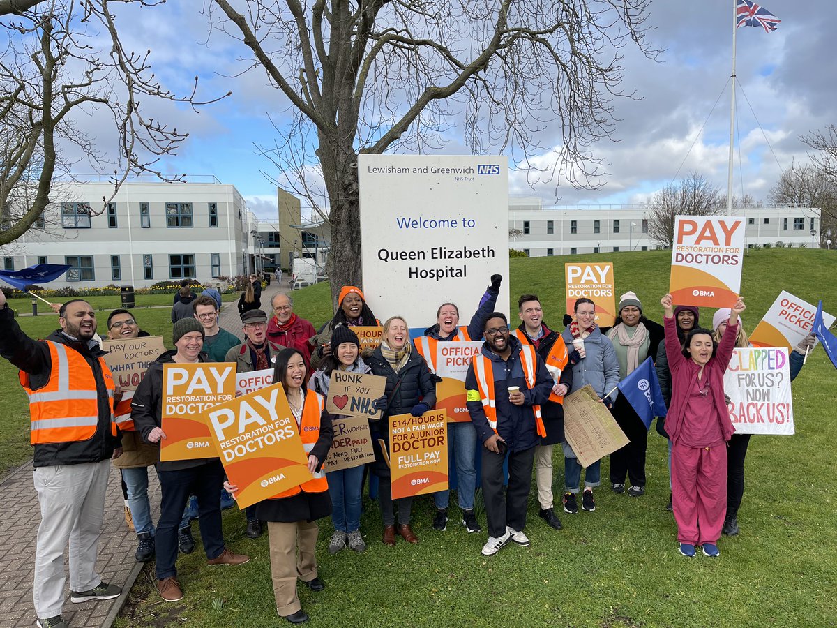Day three is here - our final day of strike action across England 

See you on the picket line 🪧📢💪

Keep sharing your photos on #JuniorDoctorsStrike 
#PayRestoration