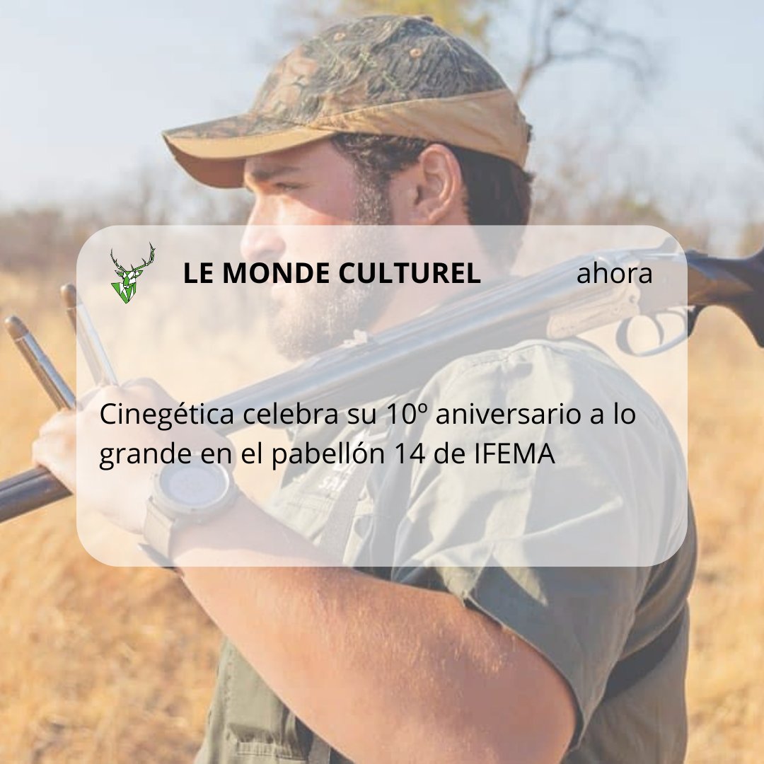 Ya disponible en tu revista digital #argataca #LeMondeCulturel... Cinegética celebra su 10º aniversario a lo grande en el pabellón 14 de IFEMA <a href="/expocinegetica/">Expo Cinegética</a>

argataca.blogspot.com/2023/03/cinege…         

#cinegetica #10aniversario #ifema #caza #pesca #safari