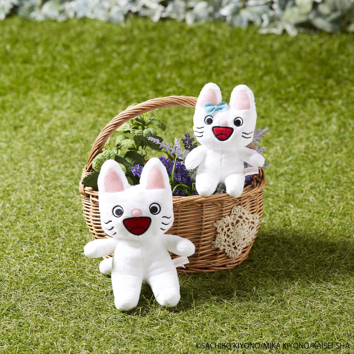 ノンタン＆タータンの洗えるぬいぐるみをご紹介！ 厚みが薄めにでき