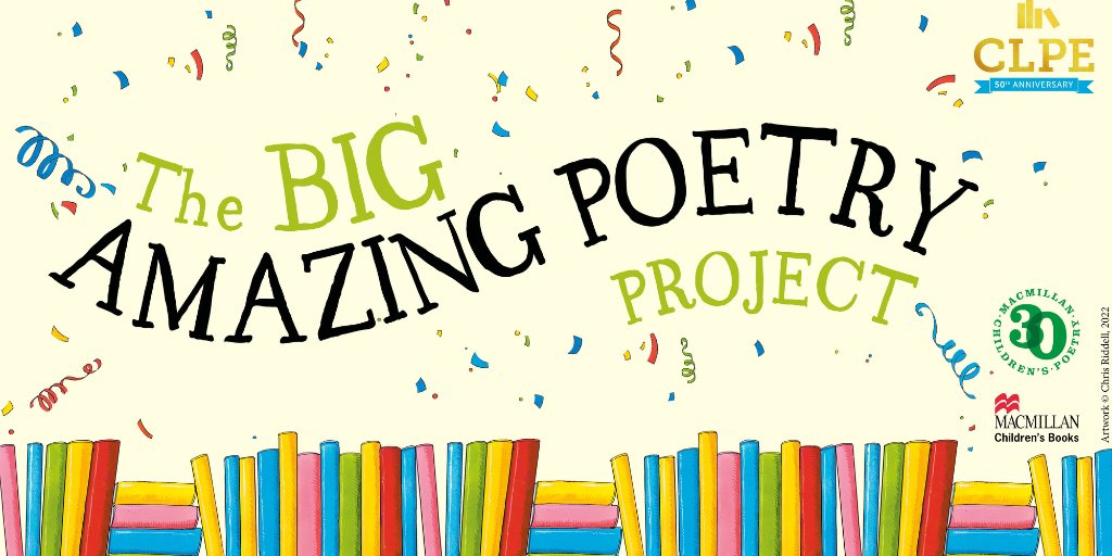 Today, @clpe1 and @MacmillanKidsUK launch The Big Amazing Poetry Project in response to findings from recent research into #poetry teaching and learning in primary schools. booksforkeeps.co.uk/clpe-and-macmi…