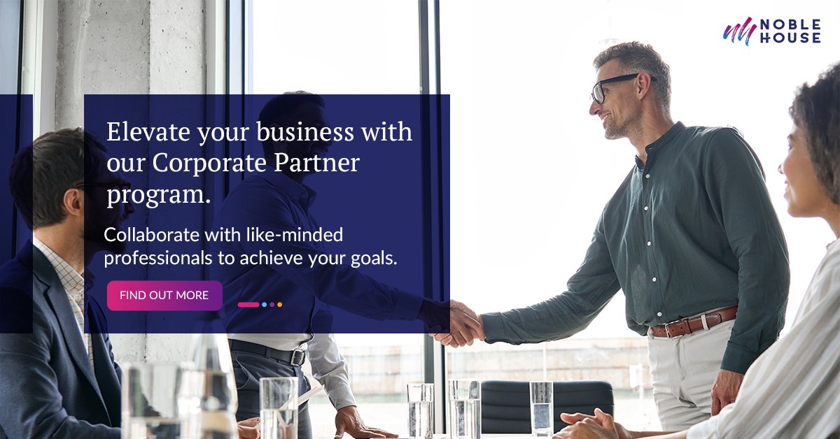 NobleHouseTalks's tweet image. Join the Noble House family as a corporate partner and witness the power of our technology-based platform. We&apos;ll help you streamline your business processes and reach new heights.

Here&apos;s the link: bit.ly/3u4adAn

#CorporatePartner #Technologybased #NobleHouseConsulting