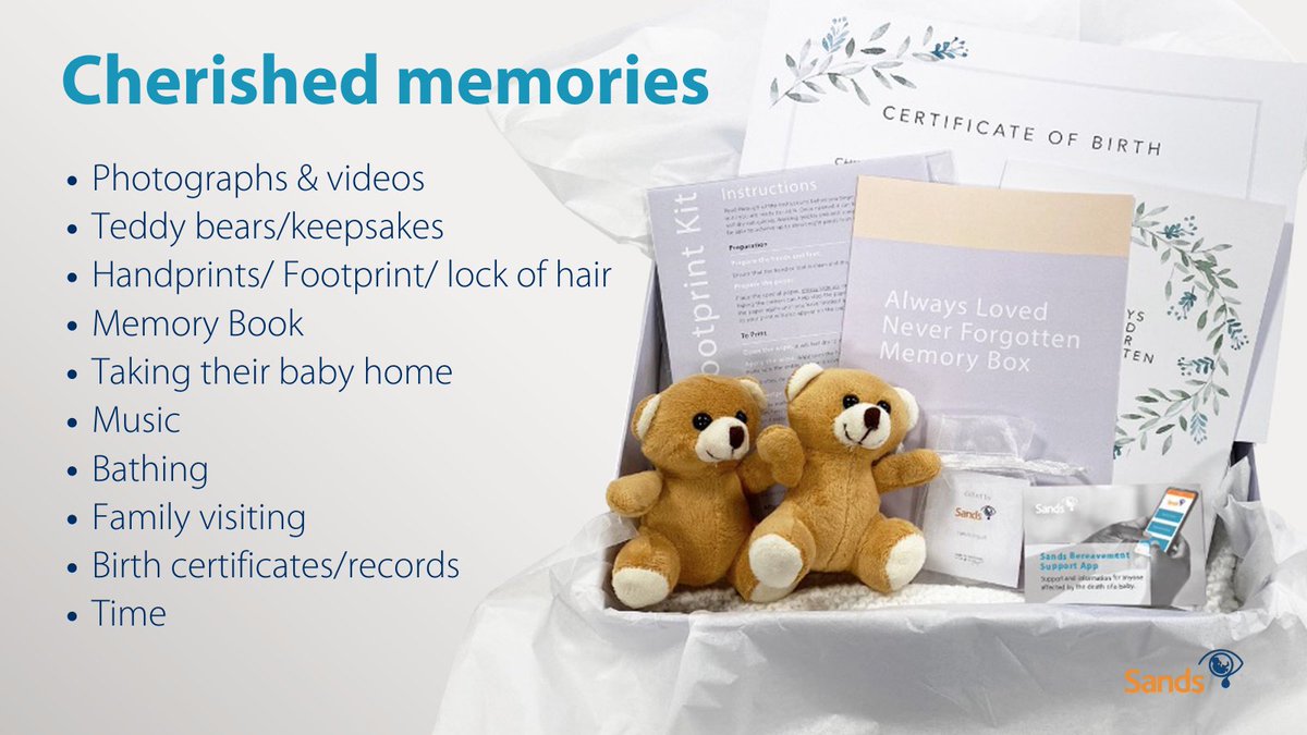 Making memories is an important part of bereavement care. 

We offer workshops for healthcare professionals on how to support bereaved families to have a positive memory making experience.

Contact our training team for more information ⬇️

sands.org.uk/training

#BabyLoss