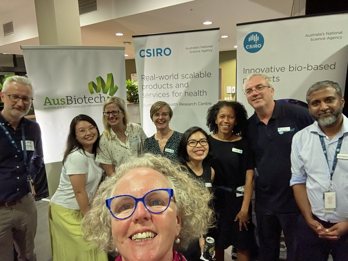 alison_mrice's tweet photo. Part of the @CSIRO #Brisbane based team &amp; some #melbourne visitors @AusBiotech #BioCheers https://t.co/SFUdetBdeH