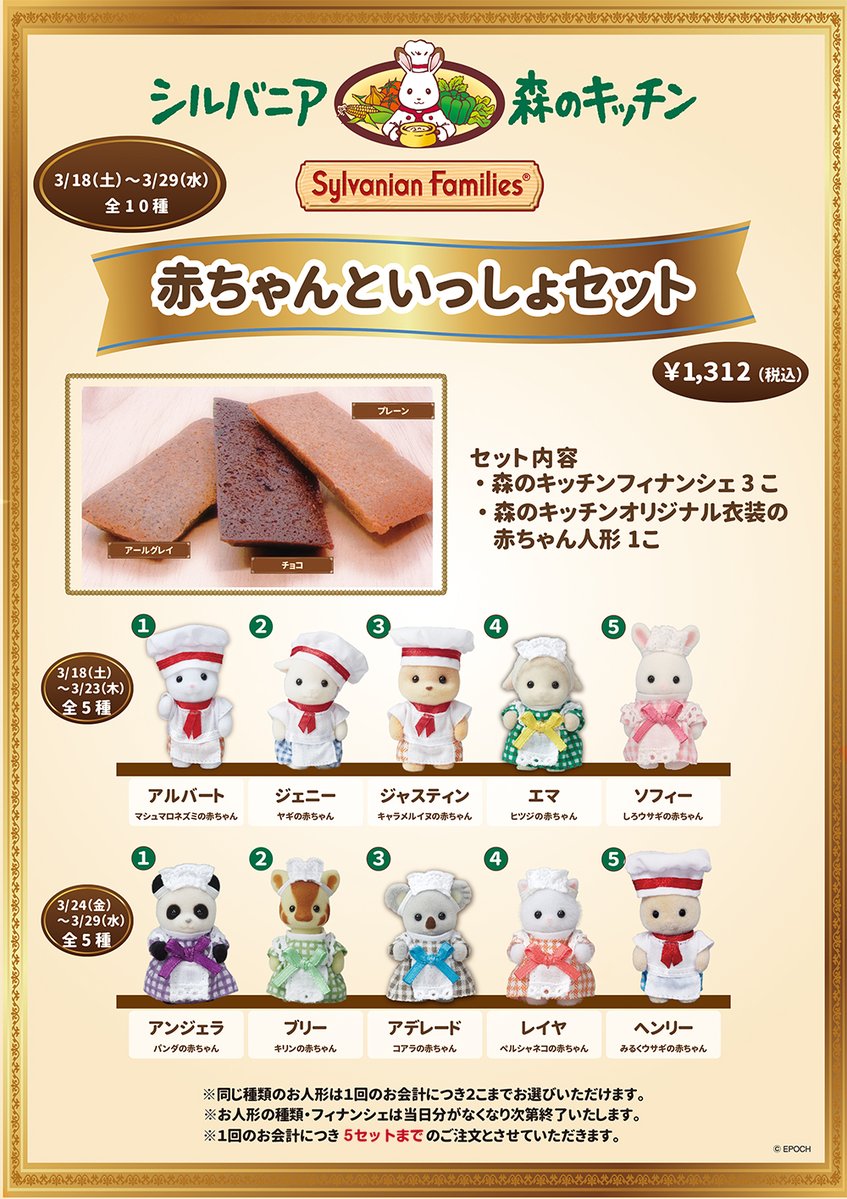 シルバニアファミリー・クマの赤ちゃん ブラウン 〈旧パッケージ シルバニアファミリー・クマの赤ちゃん ブラウン 〈旧パッケージ