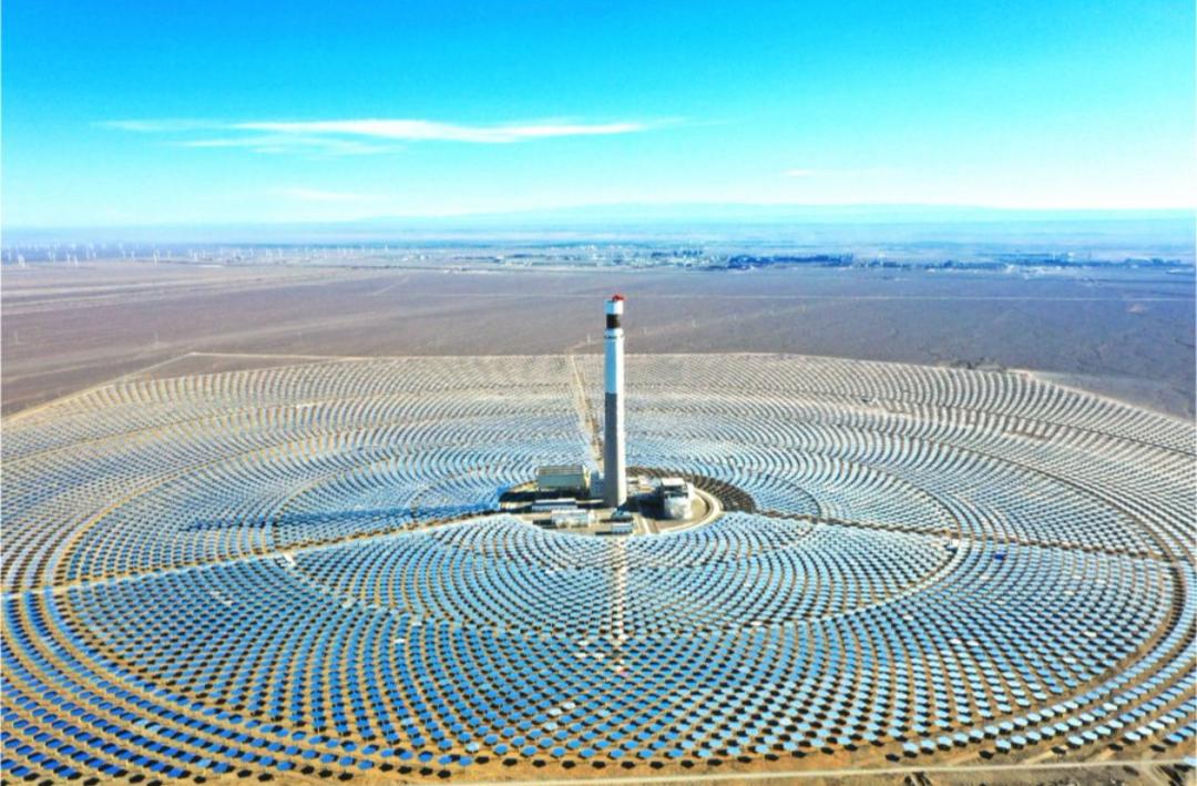 The Hami 50 MW molten salt tower CSP project — one of China's first solar-thermal power demonstration projects — was built by #CEEC and is an example of circular design. @idm314 #CEECproject #GoGreen 
@EnergyChinaNews @zhang_heqing