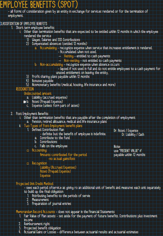 jvnpcpa's tweet photo. EMPLOYEE BENEFITS - PART 1
#studytwtAP #studytwtph #studytwt https://t.co/3bFyxPVvpS