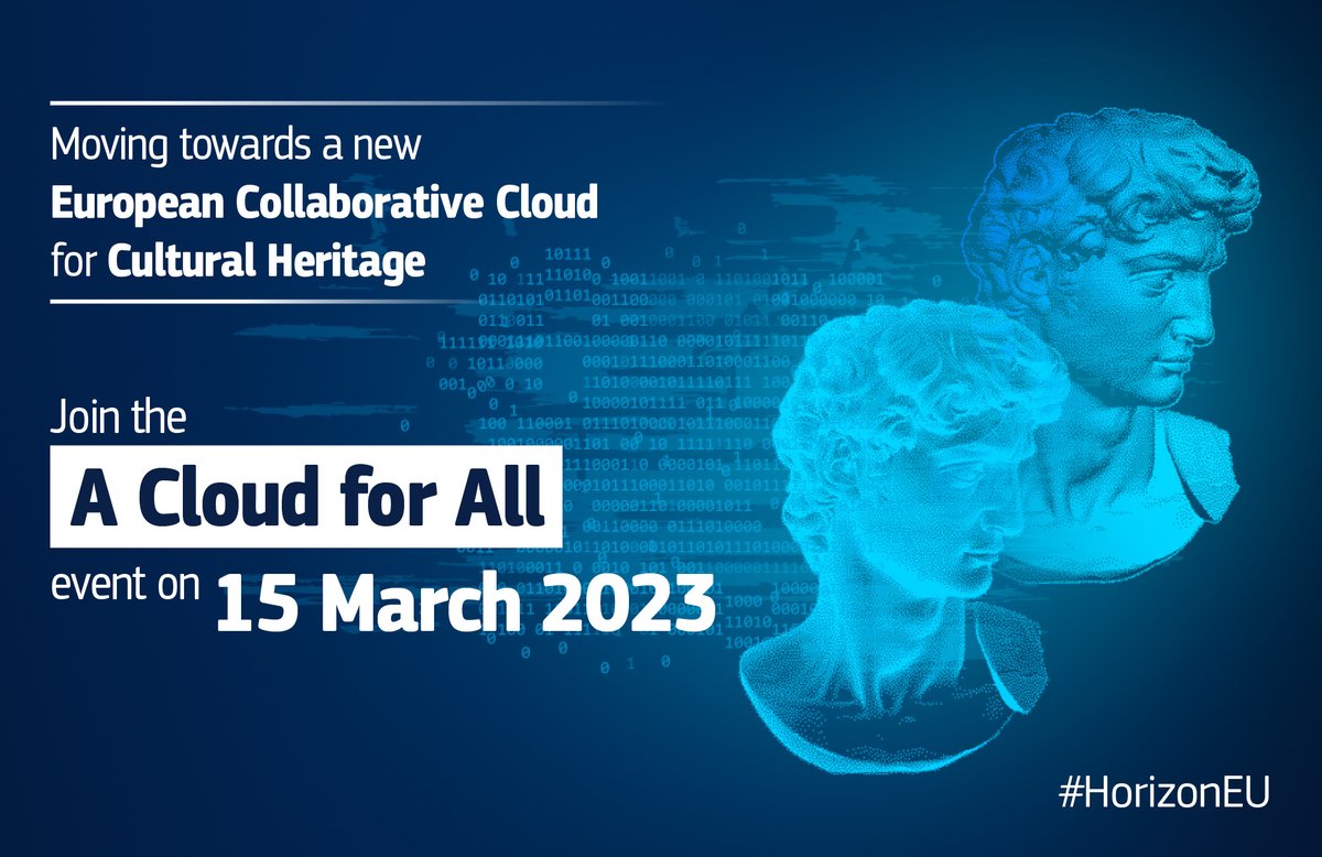 🔔Are you ready to bring your creative mind &amp; wonderful knowledge to contribute to the EU Collaborative Cloud for #CulturalHeritage?☁️

💻Live will start at 10:00 today! Join us👉 europa.eu/!yrcqfM