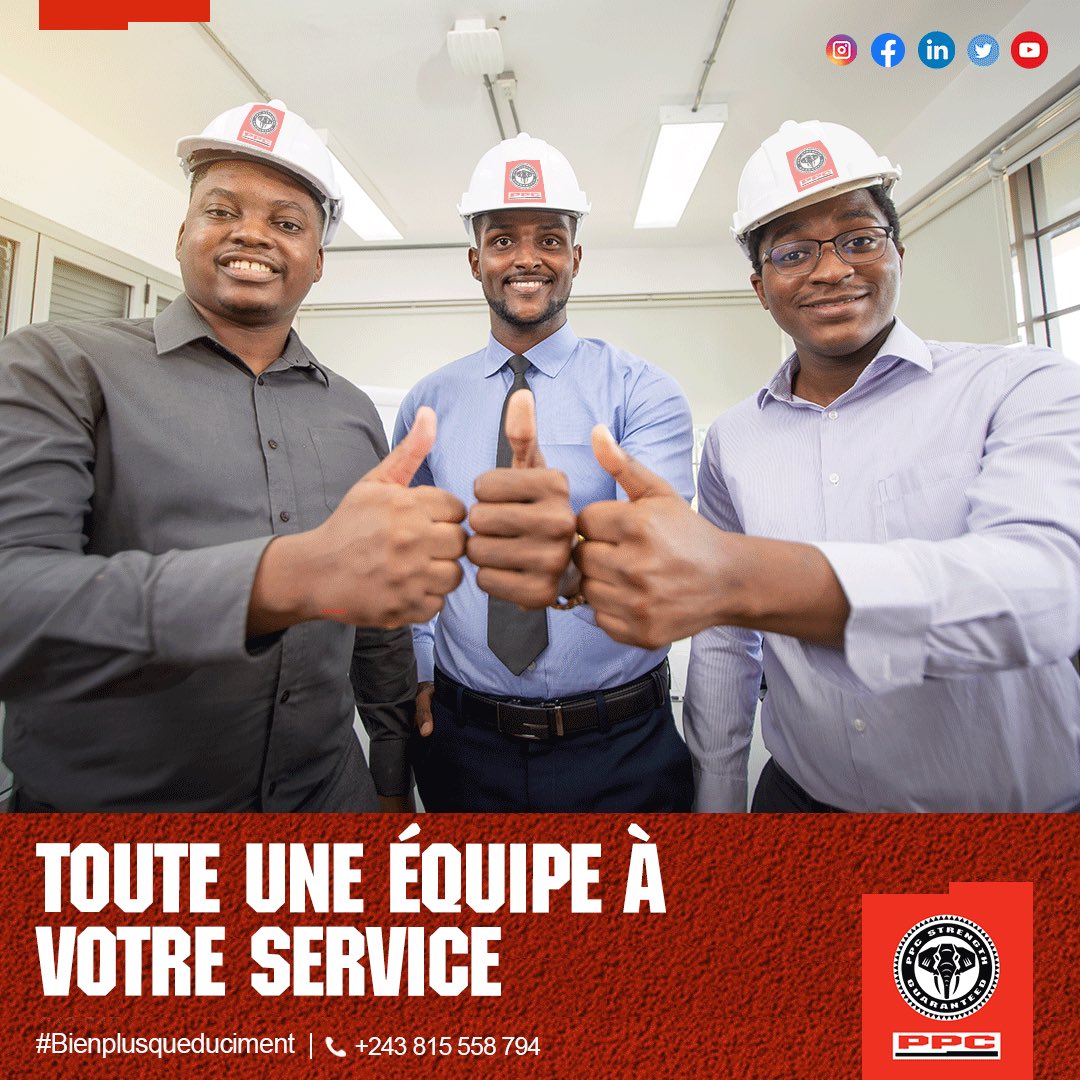 PpcProduits's tweet photo. Au delà de la vente, nous mettons à votre disposition une equipe de qualité pour vous assister

PPC, Bien Plus Que Du Ciment!

#AssistanceClient #Equipe #Qualite #Ciment #PPCProduit https://t.co/BQDH8gpApT