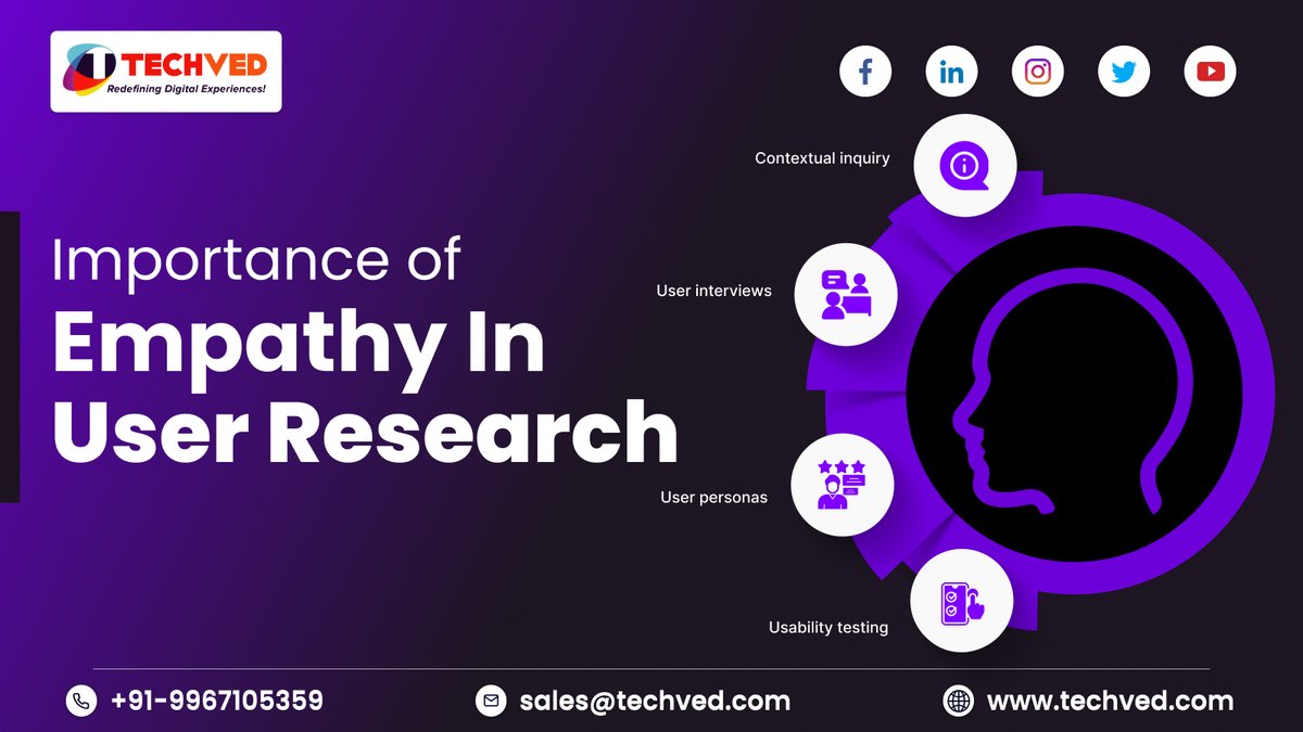 TECHVED Consulting (@techved) on Twitter photo Tap on the link bit.ly/3mVOGsM to know how to create products your users will love? It all starts with empathy. Have thoughts on the article? Share your feedback in the comments, or reach out to us at +91 9967105359 or sales@techved.com.
#userresearch #GPT_4 #Trending Tap on the link bit.ly/3mVOGsM to know how to create products your users will love? It all starts with empathy. Have thoughts on the article? Share your feedback in the comments, or reach out to us at +91 9967105359 or sales@techved.com.
#userresearch #GPT_4 #Trending