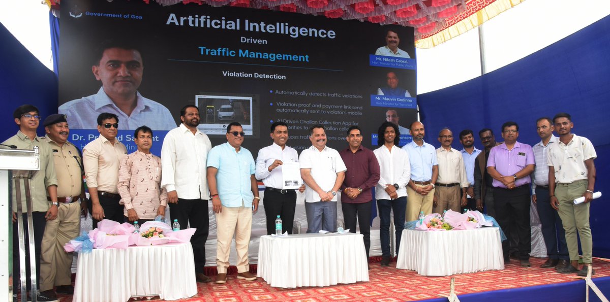 DIP Goa on Twitter "Chief Minister, DrPramodPSawant Launched Artificial Intelligence Driven