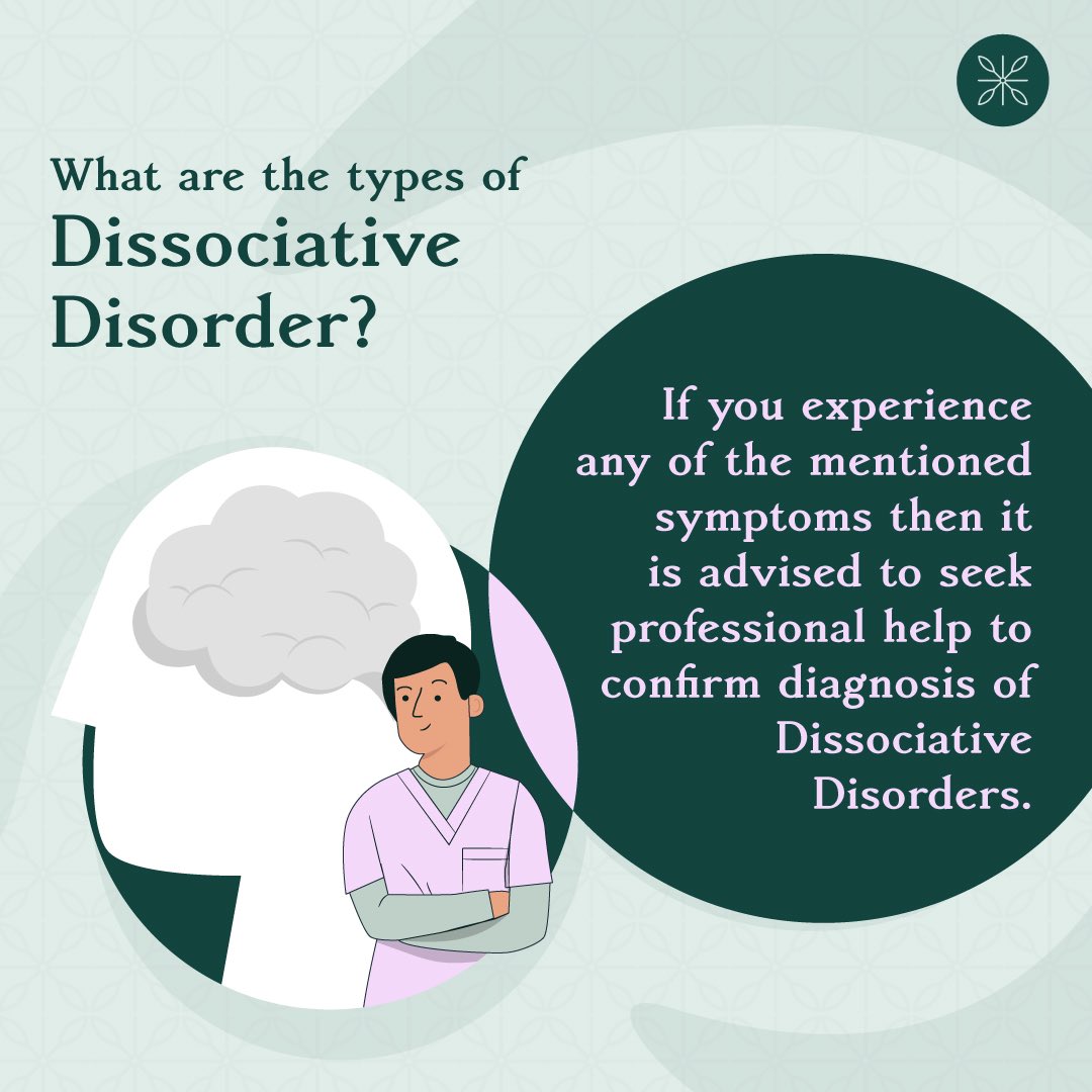 When to see a doctor: Some people with dissociative disorders may experience overwhelming and traumatic flashbacks. If you or a loved one exhibits any of the symptoms, consult an expert today.

#sukoon #mentaltherapy #psychiatry #psychiatrycare #mentalhealth