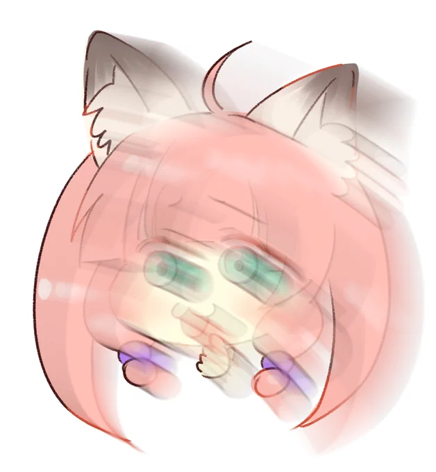 突然の風にあおられるきつねヴォンッ!!! 