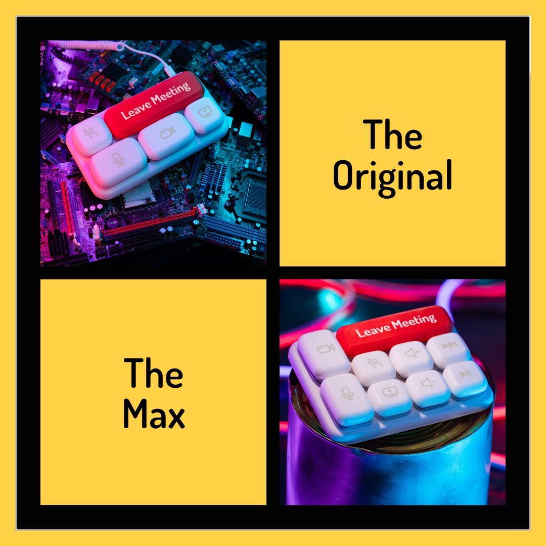 Are you team Max or team Original ? The Original is the perfect keypad for your video calls and well so is the Max but with a few extra buttons 😉