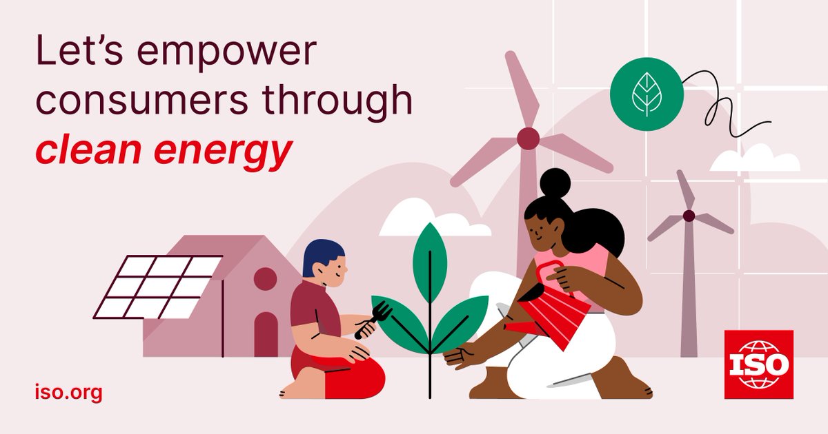 ISO (@isostandards) on Twitter photo ♻️Take the first step towards a more sustainable future by improving your energy use today! Standards play a crucial role in clean energy transitions, and we are committed to empowering consumers to take action. Discover more: iso.org/iso-50001-ener… <a href="/Consumers_Int/">Consumers International</a> #WCRD23 ♻️Take the first step towards a more sustainable future by improving your energy use today! Standards play a crucial role in clean energy transitions, and we are committed to empowering consumers to take action. Discover more: iso.org/iso-50001-ener… <a href="/Consumers_Int/">Consumers International</a> #WCRD23