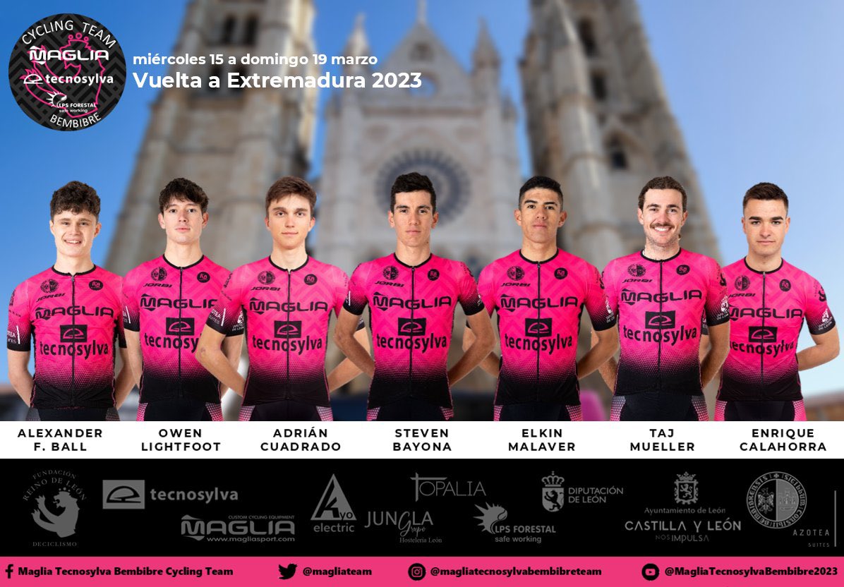 quintanovic_13's tweet photo. Equipazo del @magliateam para la Vuelta a Extremadura.
Vamos #powerlions https://t.co/eOaPLiqssM
