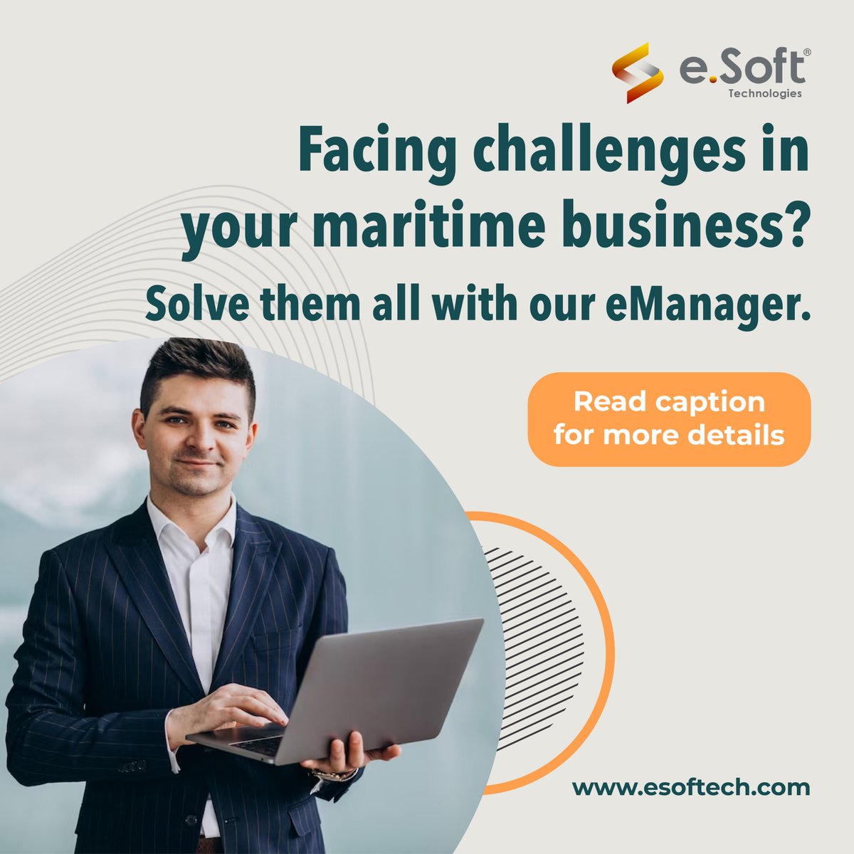 esoftech's tweet photo. Solve end-to-end business challenges in your maritime business and succeed in your operations with our eManager that is exclusively made for you.
For more, read our detailed article on eManager here : https://t.co/DqWQUxAuN8
#shipping #marine #application #eManager https://t.co/6eo8xOq4Qi