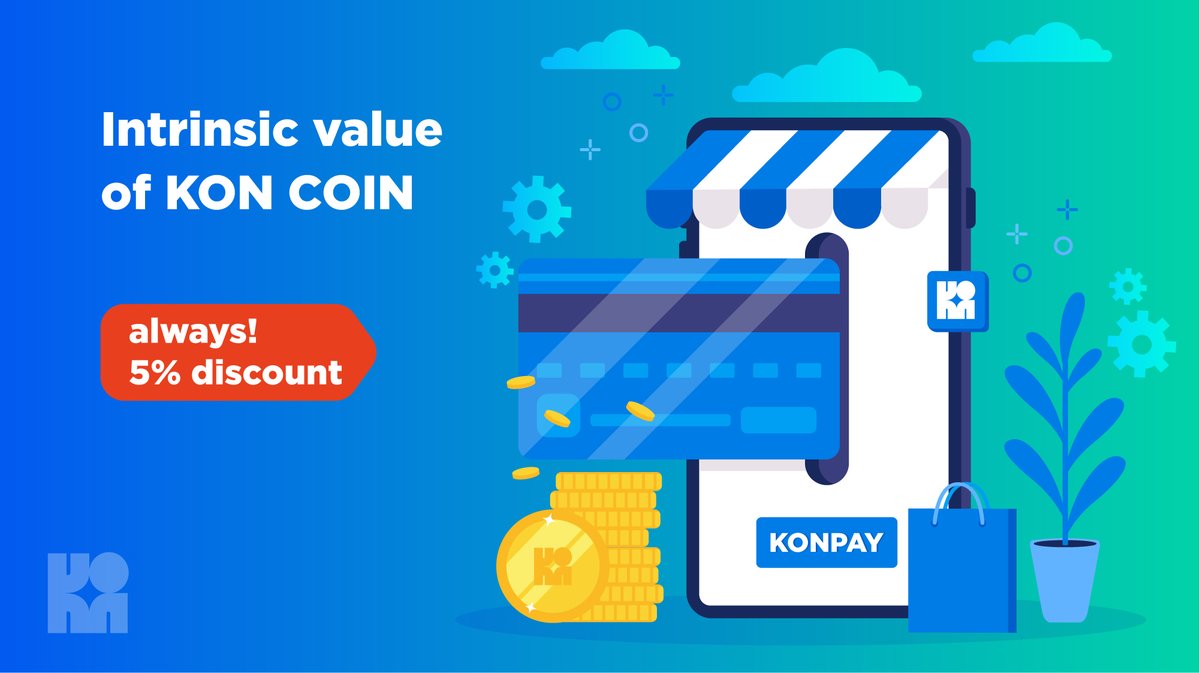 konpay_official's tweet photo. Intrinsic value of KON COIN

The most notable thing about #KONCOIN #KONPAY is that even if the value of the KRW keeps changing, the coin is always applied with a 5% discount rate in the platform. https://t.co/kqqfQdB2hR