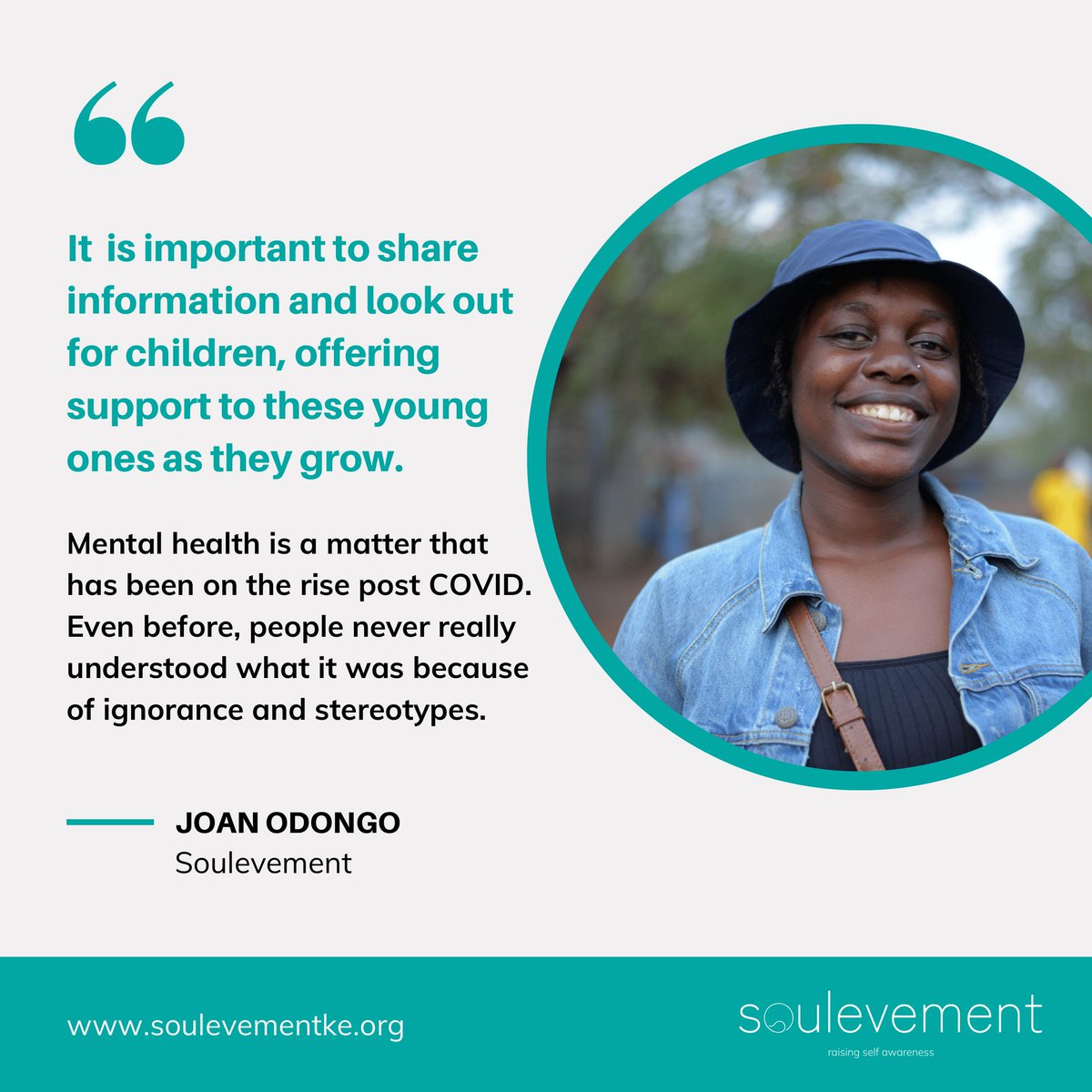 Joan is one of our #team members working with #children and young #adults in the #community to help them gain a state of well-being. 

When they recognize and realize their abilities, children and young adults can cope with the normal stresses of life, productively and fruitfully