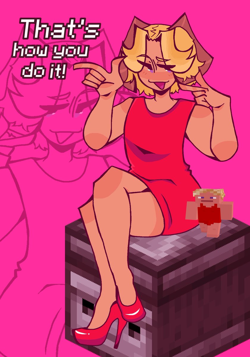 sanyehh's tweet photo. #art #HermitCraft #Hermitcraftfanart #zedaph #zedaphfanart
the way my fnf hyperfixation kicked in when i saw that red dress on him is unspockable https://t.co/w5vU6D97qO