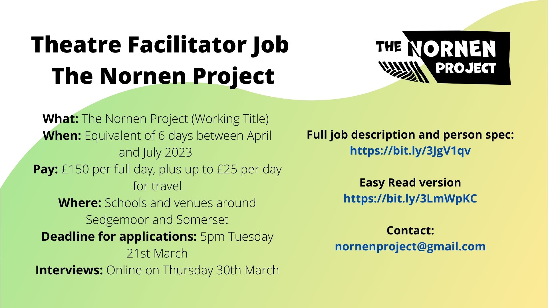 NornenProject on Twitter "We're recruiting! Next up, we're looking for