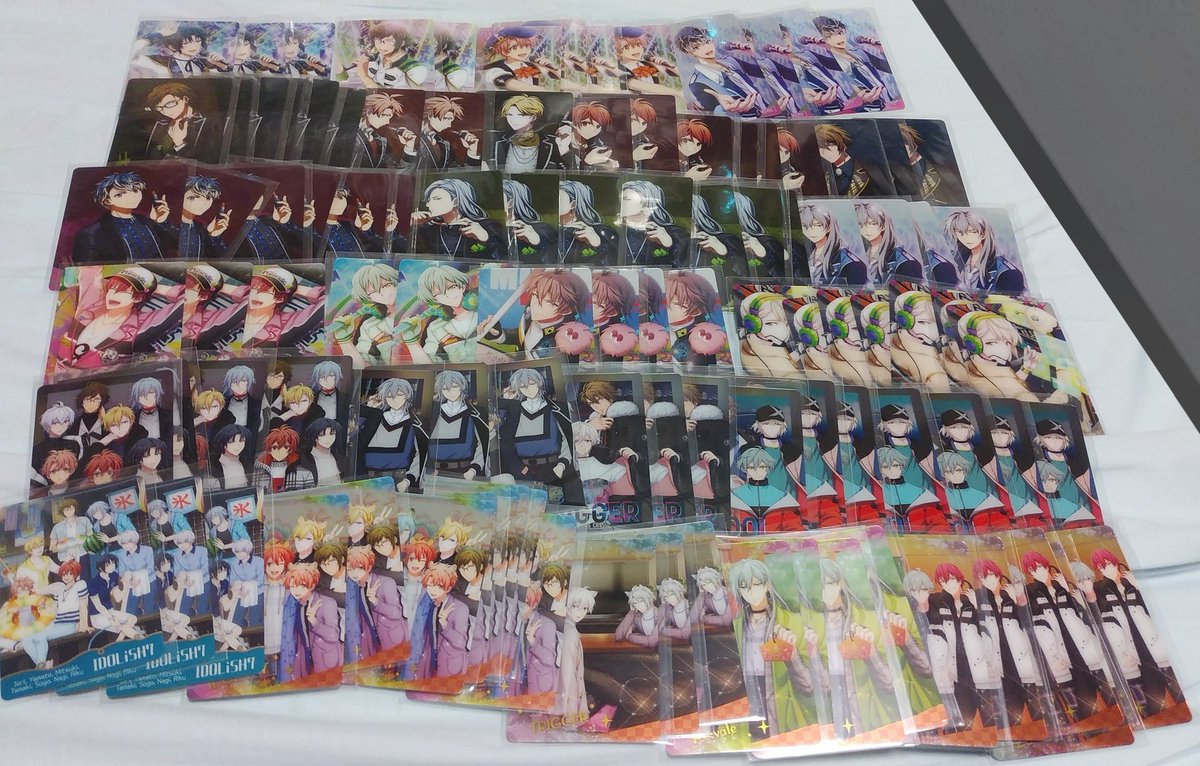 yu_712M's tweet photo. アイナナ メタカ
【交換】
譲→一織,大和,三月,環,壮五,ナギ,陸,楽,天,龍之介,百,千,悠,巳波,トウマ,虎於(別ツイにウエハース,ぱしゃこれ)

求→壮五19弾SUGAO(メタカ、缶バ)、環壮五2019記念日＞固ツイ＞他絵柄

求は同数グループ絵柄以外の抱き合わせあり検討可。

16日梅田手渡し可 https://t.co/VwG7ftCzqW