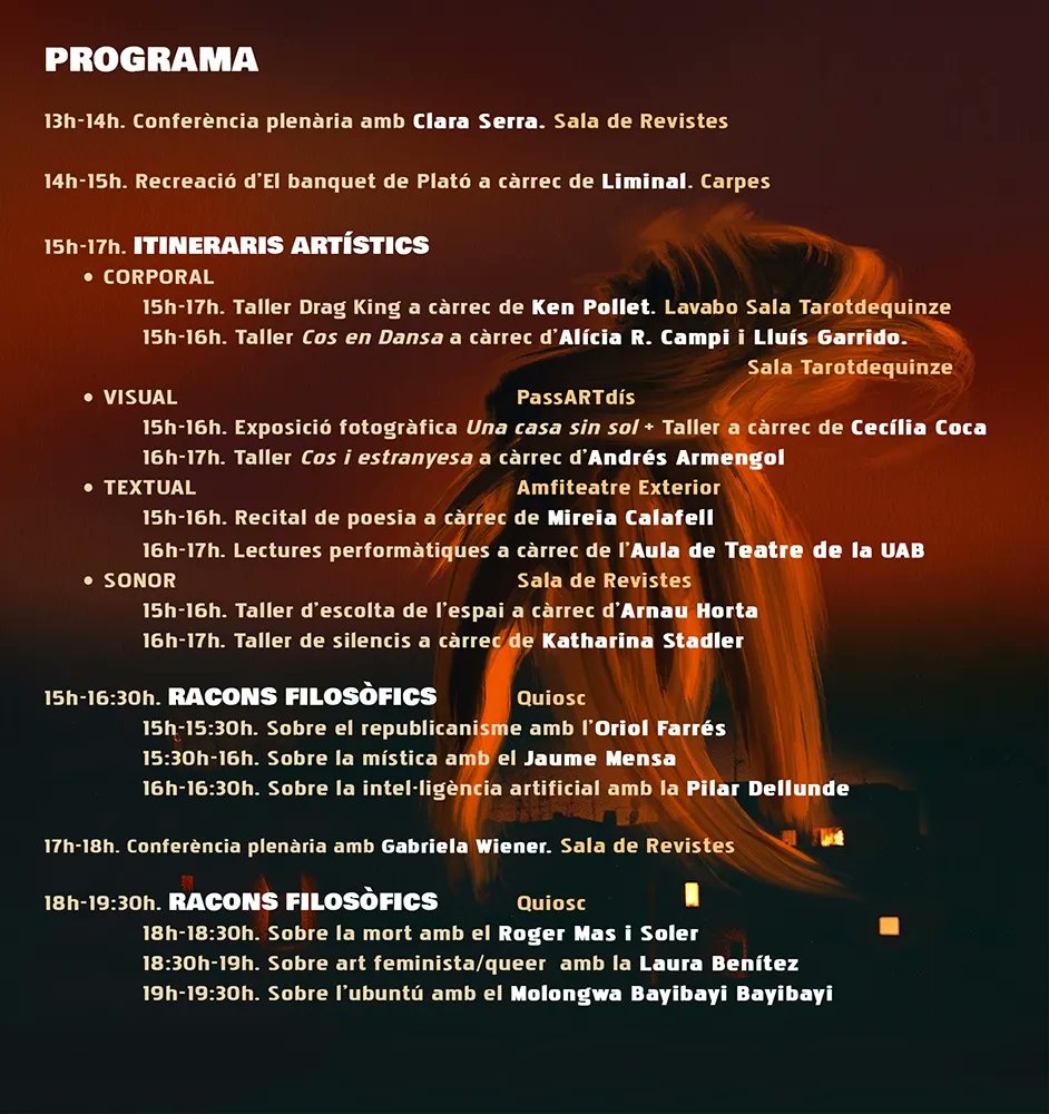 Per qui vulgui llegir-se el programa en calma.