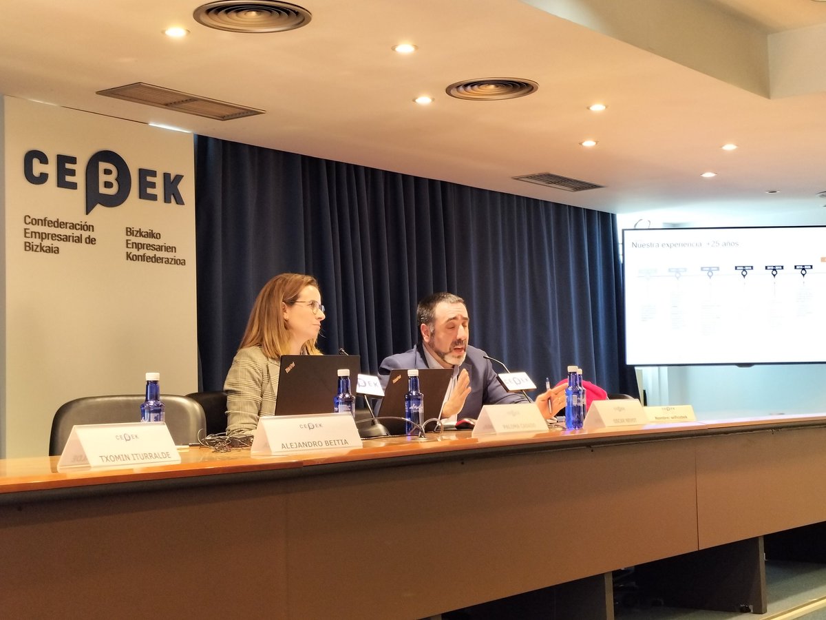 EmprFamiliarEHU's tweet photo. La sostenibilidad, dentro del ciclo de actividades de #EmpresaFamiliar 
@Cebek_ @Camarabilbao @ehu_enpresainst @ehualumni https://t.co/Nqub0RcJyE