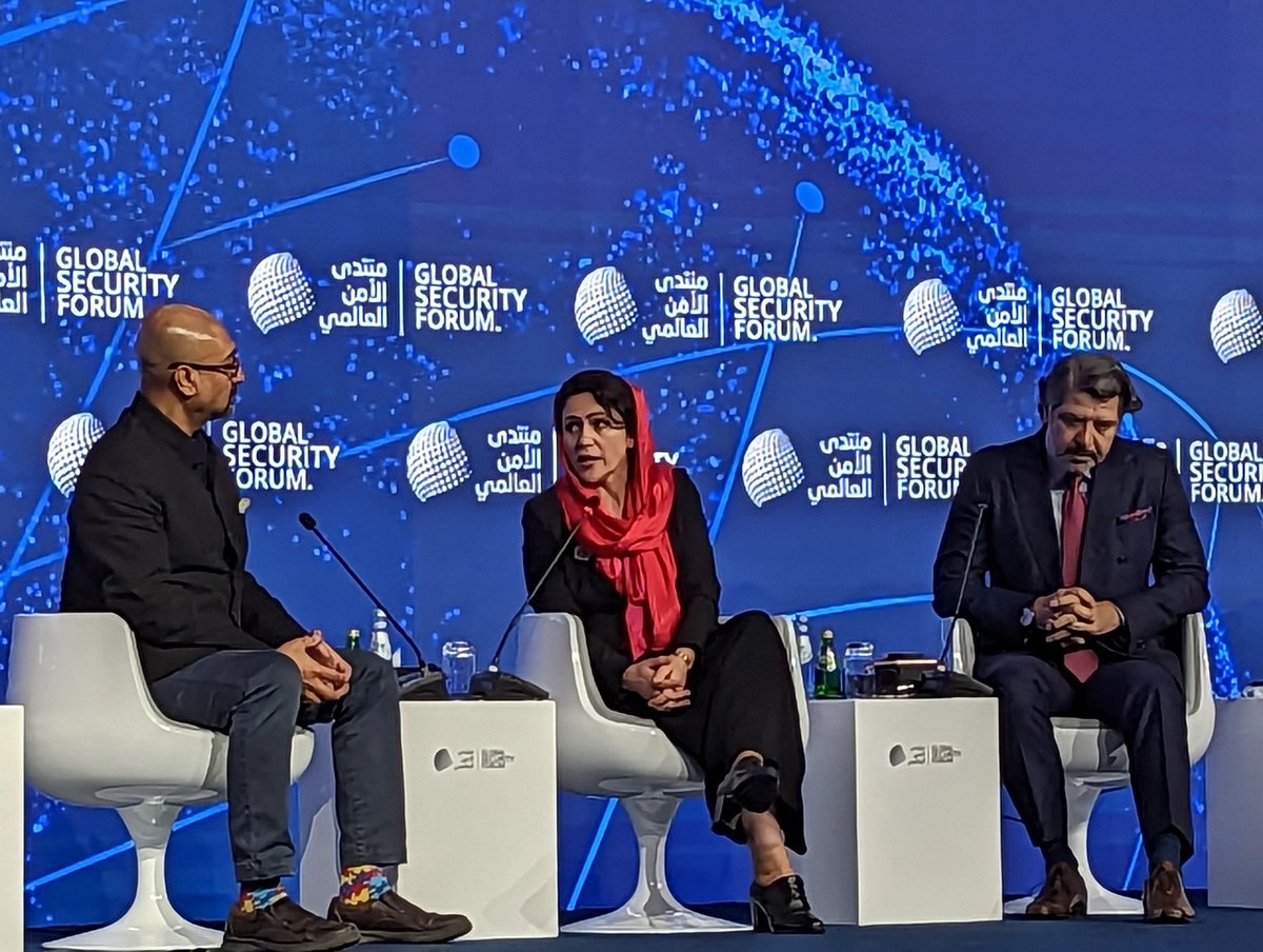 Former deputy speaker of the Afghan parliament @Fawziakoofi77 says #Taliban leaders allow their own daughters to attend school while barring the rest of #Afghanistan's girls from doing so.

#GSF23 @GSECForum