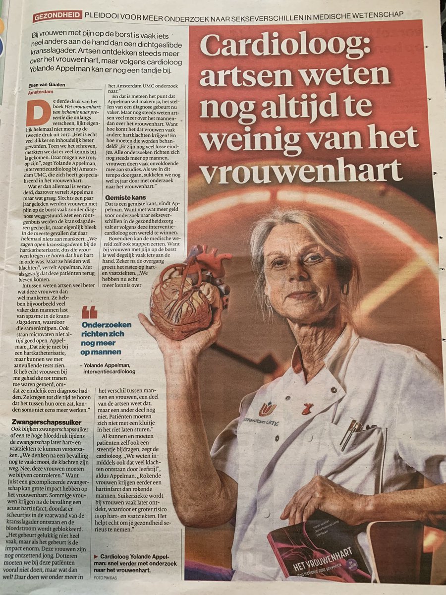 ‘Artsen weten nog altijd te weinig van het vrouwenhart.’