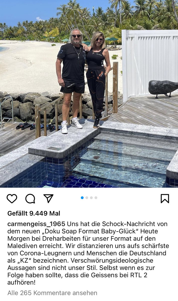 mrohrlack's tweet image. Carmen Geiss, Ehrenfrau. #Wendler #rtl2