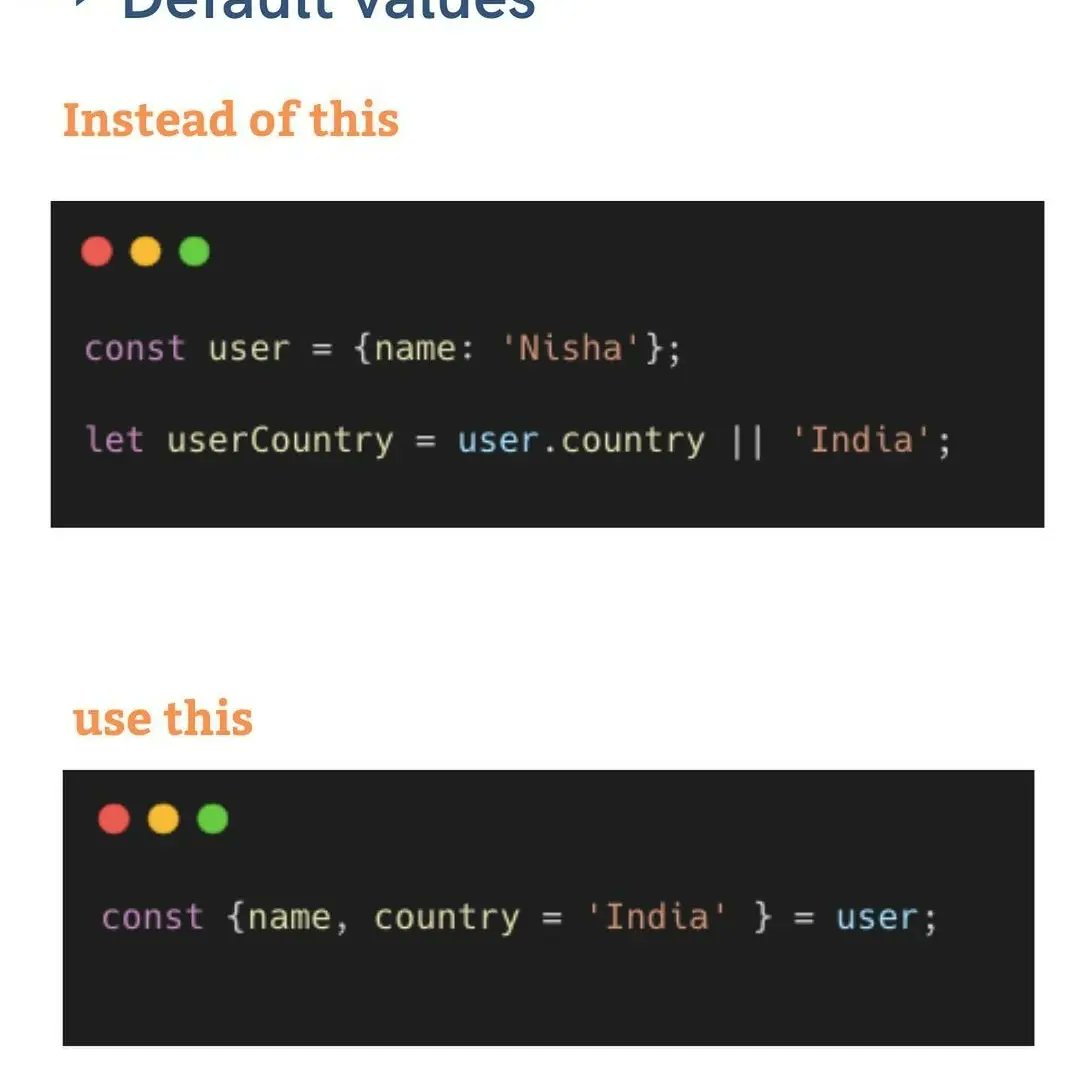 Atiqu55's tweet image. Destruct tricks and methods we can use in JavaScript
-
-
-
Follow:@collective coding skills
-
-
-
#html #javascriptcoding #frontenddeveloper #backenddeveloper #reactjs #nextjs #python #destruct #nodejs #css