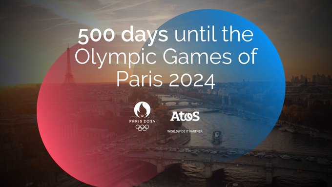 A tan solo 500 días del comienzo de los Juegos Olímpicos #Paris2024, estamos orgullosos...