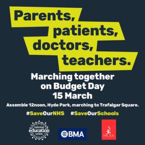 DanielKebedeNEU's tweet photo. Budget day today.
500,000 striking workers will be demanding their own budget.

All out in London! Invest in our public services! #SaveOurSchools #SaveOurNHS https://t.co/uUznQ9vpzn