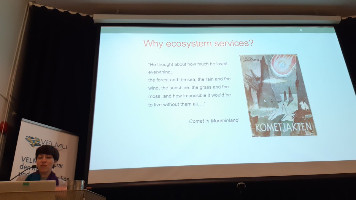 Markku Viitasalo (@viitasalomarkku) on Twitter photo In #VELMUcongress Dr. Evangelia Drakou <a href="/harokopio_/">Harokopio University of Athens</a> gave - in addition to citing #Moomin! - one more reason for mapping and assessment of marine #ecosystemservices: they can be used for tracking our global biodiversity footprints, and taking action <a href="/EUBIOTRAILS/">EU BIOTRAILS</a> <a href="/SYKEinfo/">Suomen ympäristökeskus</a> In #VELMUcongress Dr. Evangelia Drakou <a href="/harokopio_/">Harokopio University of Athens</a> gave - in addition to citing #Moomin! - one more reason for mapping and assessment of marine #ecosystemservices: they can be used for tracking our global biodiversity footprints, and taking action <a href="/EUBIOTRAILS/">EU BIOTRAILS</a> <a href="/SYKEinfo/">Suomen ympäristökeskus</a>
