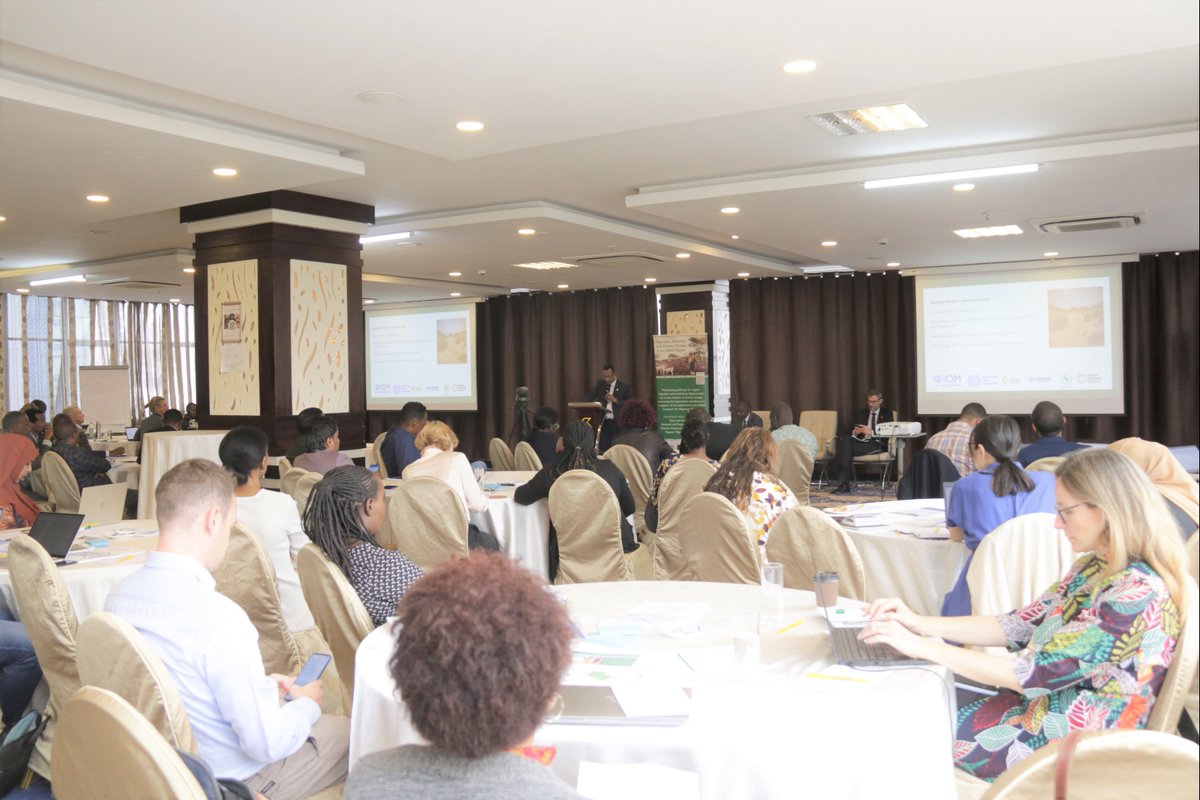 IOM_EHSA's tweet image. 📢Happening Now: Conversation on #HumanMobility &amp;amp; #MigrationPathways in the IGAD region! Organized by @IOMRONairobi &amp;amp; partners. Different forms of human mobility to, from, &amp;amp; within the region reflect the complex drivers &amp;amp; factors that may compel people to move.

#MigrationMPTF