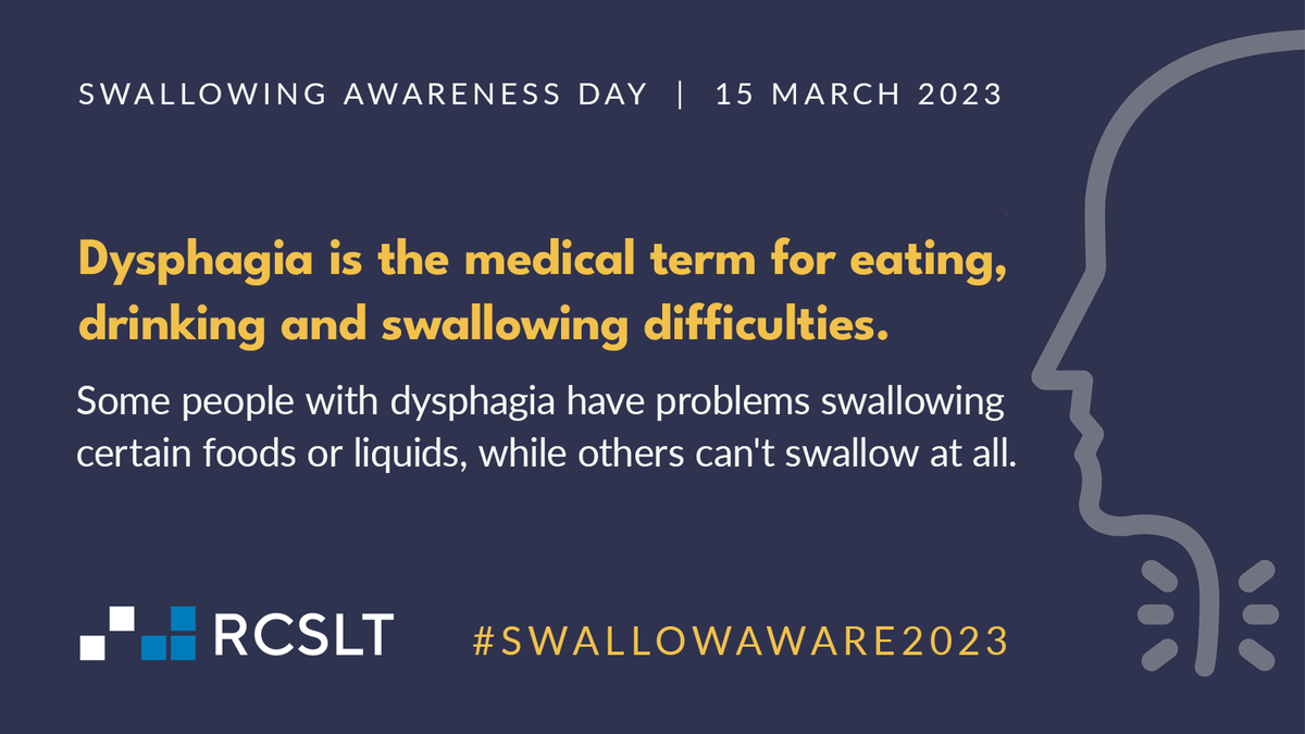 GMMH_NHS's tweet photo. Are you swallow aware? Dysphagia is the medical term for difficulties swallowing. Our Speech and Language Therapists help treat service users with Dysphagia.

Find out more: https://t.co/UNoinJE7au 

#SwallowAware2023 @ClaireLeigh18 @27faree @Cole_Laura15 @SarahLo55825043 https://t.co/fJn7SNeTvq