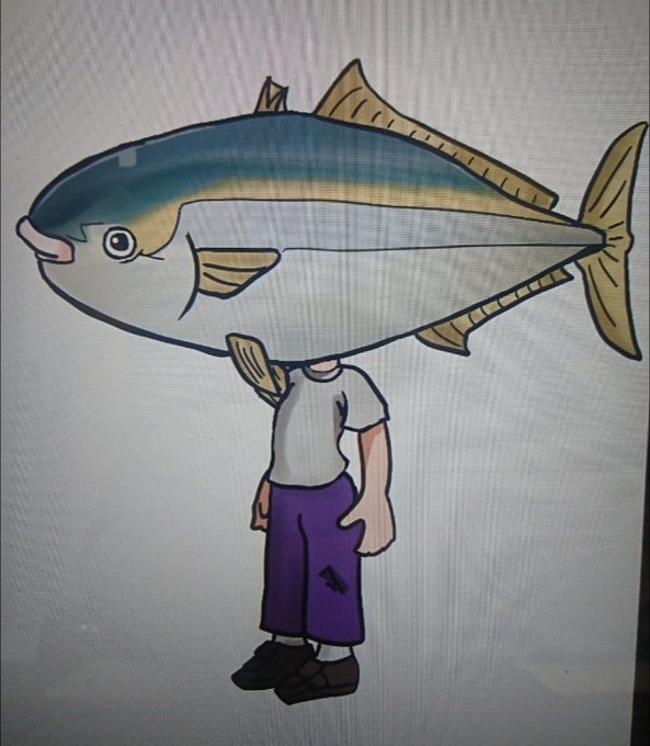 今日のイラストお仕事です。
魚のマスコット(900円)
晩飯が喰えるじゃねぇーか❕ 